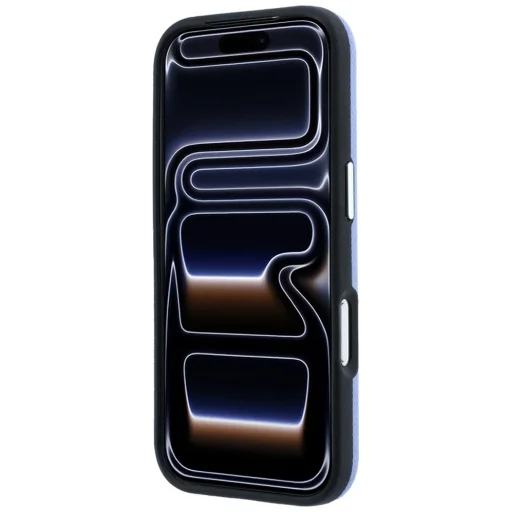 Apple iPhone 18 Pro / 17 Pro svetlomodré puzdro Karl Lagerfeld Grained Choupette Head Metal MagSafe - 5