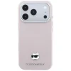 iPhone 18 Pro Max / 17 Pro Max rózsaszín Karl Lagerfeld Grained Choupette Head Metal MagSafe tok thumbnail