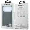  Apple iPhone 18 Pro Max és iPhone 17 Pro Max fekete Karl Lagerfeld Grained Elongated Logo MagSafe tok thumbnail