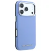iPhone 18 Pro / 17 Pro modrý Karl Lagerfeld zrnitý kryt s predĺženým logom MagSafe thumbnail
