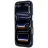 iPhone 18 Pro / 17 Pro modrý Karl Lagerfeld zrnitý kryt s predĺženým logom MagSafe thumbnail