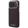  Apple iPhone 18 Pro Max / 17 Pro Max Bordó Karl Lagerfeld Szemcsés Hosszúkás Logó MagSafe tok thumbnail