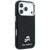  iPhone 18 Pro Max / 17 Pro Max fekete Karl Lagerfeld Grained Heads Metal MagSafe tok thumbnail