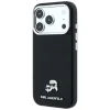  iPhone 18 Pro Max / 17 Pro Max fekete Karl Lagerfeld Grained Heads Metal MagSafe tok thumbnail