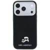  iPhone 18 Pro Max / 17 Pro Max fekete Karl Lagerfeld Grained Heads Metal MagSafe tok thumbnail