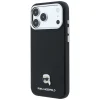 iPhone 18 Pro Max / 17 Pro Max čierne puzdro Karl Lagerfeld Grained Karl Head Metal MagSafe thumbnail