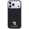 iPhone 18 Pro Max / 17 Pro Max čierne puzdro Karl Lagerfeld Grained Karl Head Metal MagSafe thumbnail