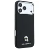 iPhone 18 Pro Max / 17 Pro Max čierne puzdro Karl Lagerfeld Grained Karl Head Metal MagSafe thumbnail