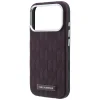  iPhone 18 Pro Max / 17 Pro Max bordó Karl Lagerfeld Grained Mono Resin Logo MagSafe tok thumbnail