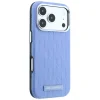  Apple iPhone 18 Pro Max / 17 Pro Max világoskék Karl Lagerfeld Grained Mono Resin Logo MagSafe tok thumbnail