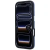  Apple iPhone 18 Pro Max / 17 Pro Max világoskék Karl Lagerfeld Grained Mono Resin Logo MagSafe tok thumbnail