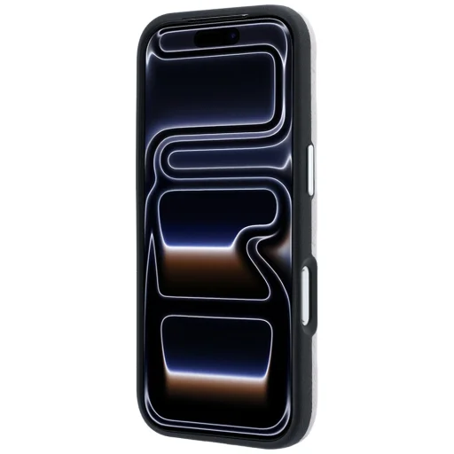  iPhone 18 Pro Max / 17 Pro Max rózsaszín Karl Lagerfeld Grained Mono Resin Logo MagSafe tok - 5