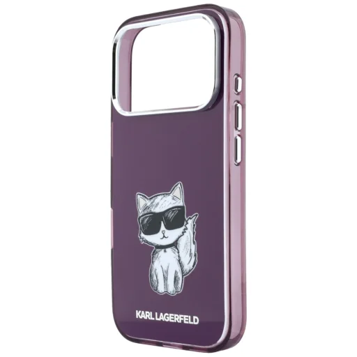 iPhone 18 Pro / 17 Pro bordové puzdro Karl Lagerfeld Choupette Body Sketch Print MagSafe - 3