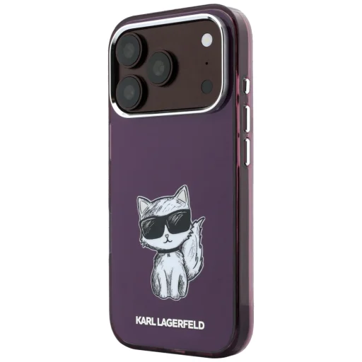 iPhone 18 Pro / 17 Pro bordové puzdro Karl Lagerfeld Choupette Body Sketch Print MagSafe - 5