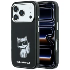 iPhone 18 Pro Max / 17 Pro Max čierny Karl Lagerfeld Choupette Body Sketch Print MagSafe kryt