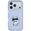  iPhone 18 Pro Max / 17 Pro Max világoskék Karl Lagerfeld IML Choupette Body Sketch Print MagSafe tok thumbnail