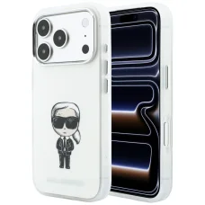  iPhone 18 Pro / 17 Pro bézs Karl Lagerfeld IML Ikonik Sketch MagSafe tok