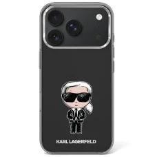 Karl Lagerfeld IML Ikonik Sketch Print MagSafe tok iPhone 18 Pro Max / 17 Pro Max készülékhez, fekete