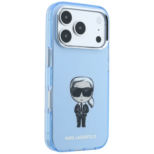 iPhone 18 Pro / 17 Pro svetloružové puzdro Karl Lagerfeld IML Ikonik s motívom náčrtu MagSafe - 4