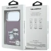 iPhone 18 Pro Max / 17 Pro Max zadný kryt, Karl Lagerfeld IML Karl&Choupette Bodies Sketch Print, kompatibilný s MagSafe, bordový thumbnail