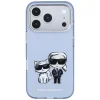  Apple iPhone 18 Pro Max / 17 Pro Max világoskék Karl Lagerfeld IML Karl&Choupette Bodies Sketch Print MagSafe tok thumbnail