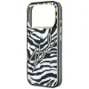  iPhone 18 Pro Max / 17 Pro Max arany Karl Lagerfeld IML Signature Zebra Glitter MagSafe tok thumbnail