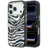  iPhone 18 Pro Max / 17 Pro Max arany Karl Lagerfeld IML Signature Zebra Glitter MagSafe tok thumbnail