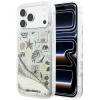  iPhone 18 Pro Max / iPhone 17 Pro Max bézs Karl Lagerfeld Liquid Glitter Beach & Sand keménytok thumbnail