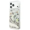  iPhone 18 Pro Max / iPhone 17 Pro Max bézs Karl Lagerfeld Liquid Glitter Beach & Sand keménytok thumbnail