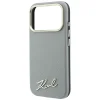  iPhone 18 Pro Max / 17 Pro Max bézs Karl Lagerfeld Saffiano Small Script Metal Logo MagSafe tok thumbnail