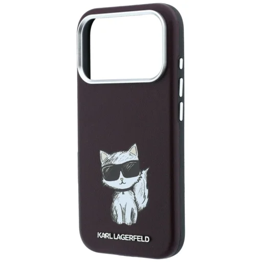 iPhone 18 Pro / 17 Pro bordové puzdro Karl Lagerfeld Smooth Choupette Sketch MagSafe - 2
