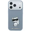 Apple iPhone 18 Pro / 17 Pro svetlomodré puzdro Karl Lagerfeld Smooth Choupette Sketch MagSafe thumbnail