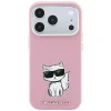 iPhone 18 Pro / 17 Pro ružový kryt Karl Lagerfeld Smooth Choupette Sketch MagSafe thumbnail