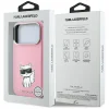 iPhone 18 Pro / 17 Pro ružový kryt Karl Lagerfeld Smooth Choupette Sketch MagSafe thumbnail