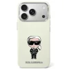 iPhone 18 Pro / 17 Pro béžový kryt Karl Lagerfeld Smooth Ikonik Sketch MagSafe thumbnail