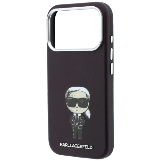 iPhone 18 Pro / 17 Pro bordové puzdro Karl Lagerfeld Smooth Ikonik Sketch MagSafe - 4