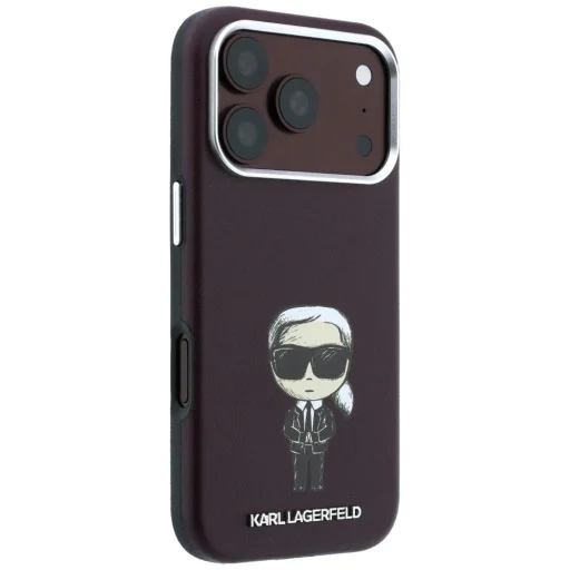 iPhone 18 Pro / 17 Pro bordové puzdro Karl Lagerfeld Smooth Ikonik Sketch MagSafe - 8