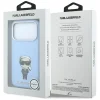 iPhone 18 Pro / 17 Pro svetlomodré puzdro Karl Lagerfeld Smooth Ikonik Sketch MagSafe thumbnail
