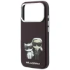 iPhone 18 Pro / 17 Pro bordový Karl Lagerfeld Smooth Karl & Choupette Bodies Sketch MagSafe pevný kryt thumbnail