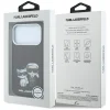 iPhone 18 Pro / 17 Pro bordový Karl Lagerfeld Smooth Karl & Choupette Bodies Sketch MagSafe pevný kryt thumbnail