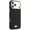  Apple iPhone 18 Pro Max / 17 Pro Max fekete Lacoste Champs Elysees Embossed MagSafe hátlap tok thumbnail