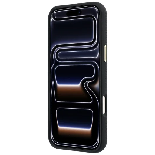  Apple iPhone 18 Pro Max / 17 Pro Max fekete Lacoste Champs Elysees Embossed MagSafe hátlap tok - 5