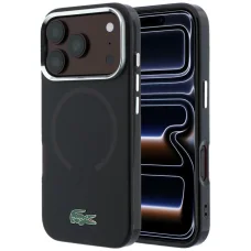 Lacoste IML Frosted Laquer Logo MagSafe tok iPhone 18 Pro Max / 17 Pro Max készülékhez, bordó
