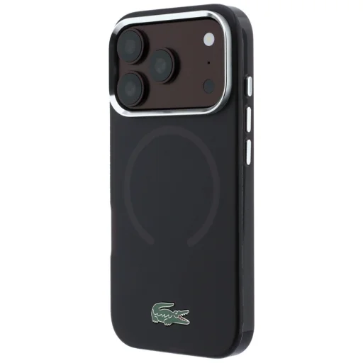  Apple iPhone 18 Pro Max / 17 Pro Max bordó Lacoste IML Frosted Laquer Logo MagSafe tok - 2