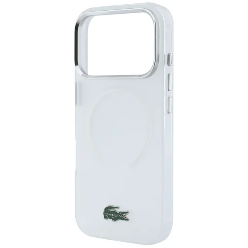  Apple iPhone 18 Pro Max / 17 Pro Max átlátszó Lacoste IML Frosted Lacquer Logo MagSafe tok - 6