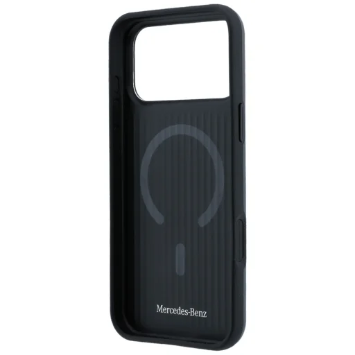  iPhone 18 Pro Max / 17 Pro Max Antracit Mercedes-Benz Leather 3D MagSafe tok - 7