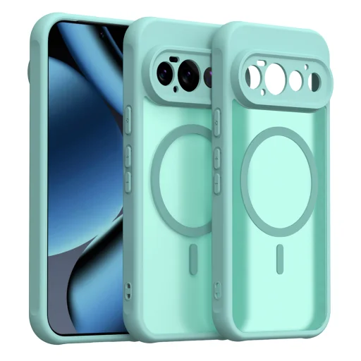 Mätovozelené puzdro Techsuit HaloFrost II MagSafe pre Google Pixel 11 Pro - 2