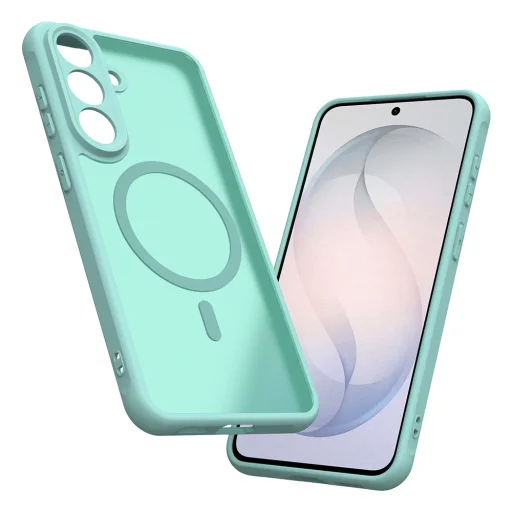 Samsung Galaxy S26 FE mätovo zelené puzdro Techsuit HaloFrost II MagSafe - 3
