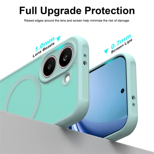 Samsung Galaxy S26 FE mätovo zelené puzdro Techsuit HaloFrost II MagSafe - 5