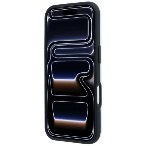 iPhone 18 Pro Max / 17 Pro Max modré puzdro Mercedes Leather Semi Wrap with Iconic Line MagSafe - 5